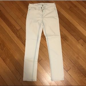 Calvin klein white washed skinny jeans 27x30